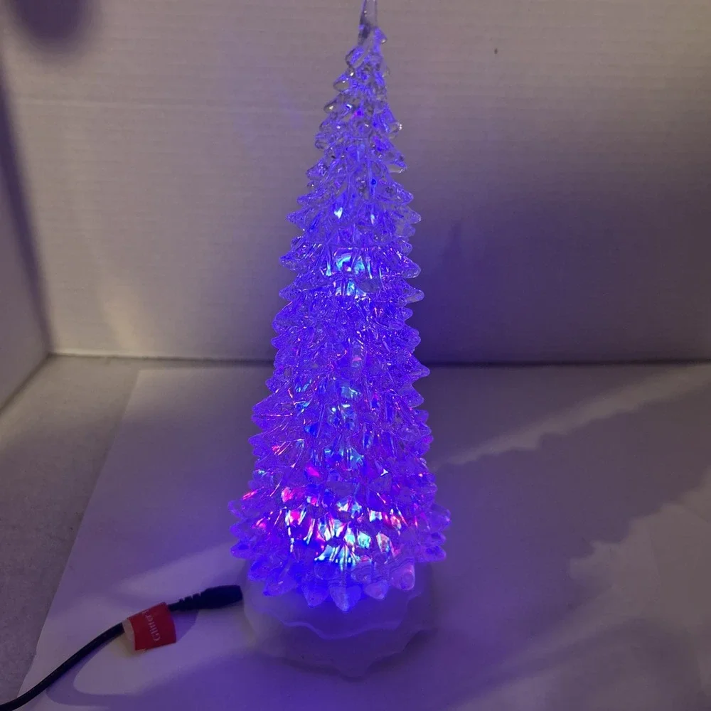 Mr Christmas Glitter‎ Light Holiday Music Color Change Tree Plays 30 Songs